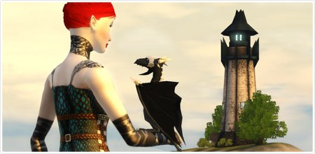 Dragon noir cuirassé